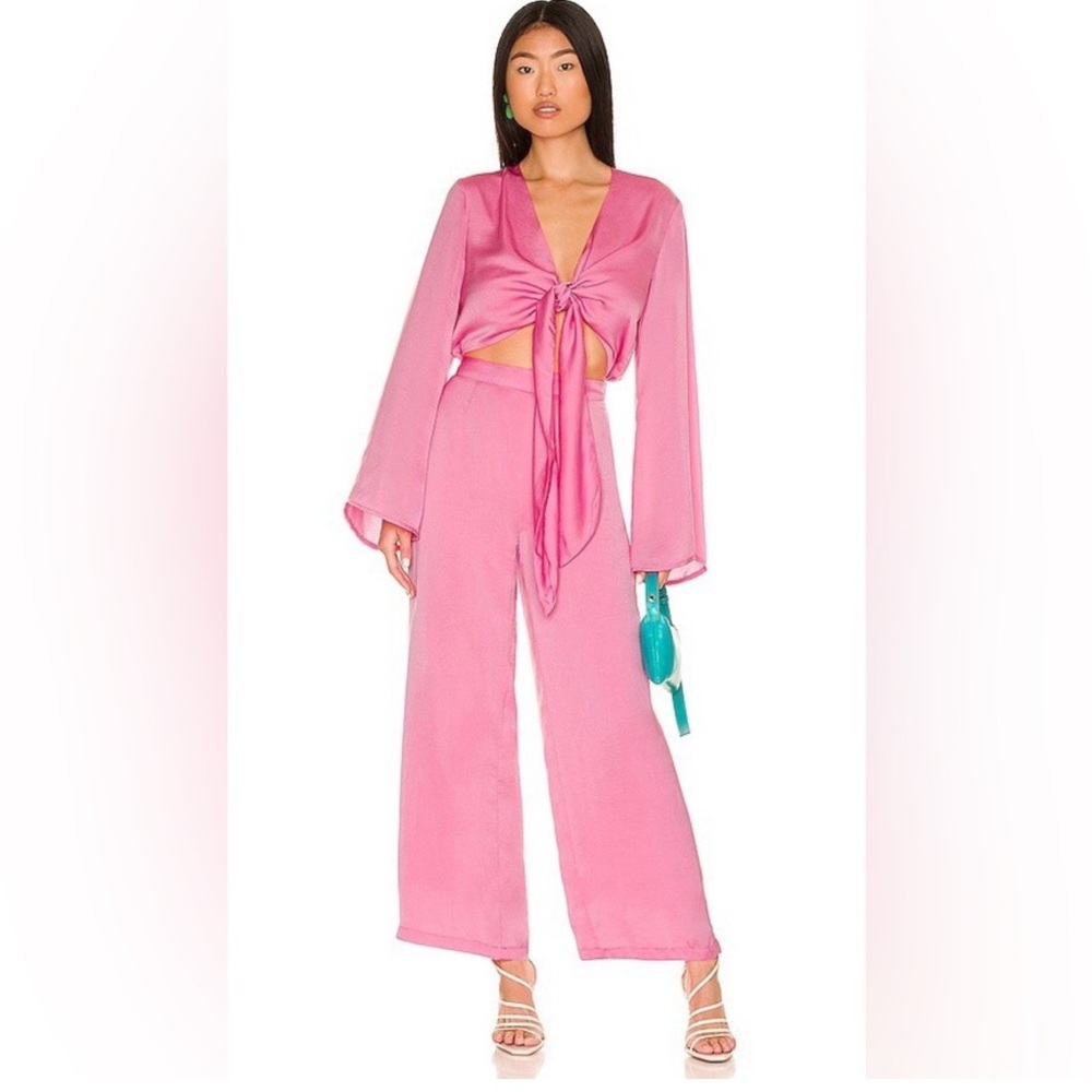 SNDYS. X Revolve Pluto Jumpsuit in Pink Size 4